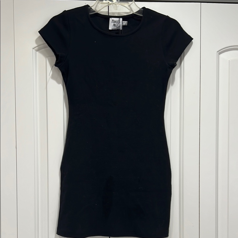 Black Francesca's Collections Sleeveless Bodycon Dress